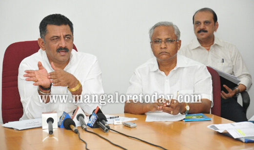 Energy Minister D K Shivakumar in Mangalore
